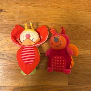 Soft infant toys with Crinkle Rattling Effects by HABA